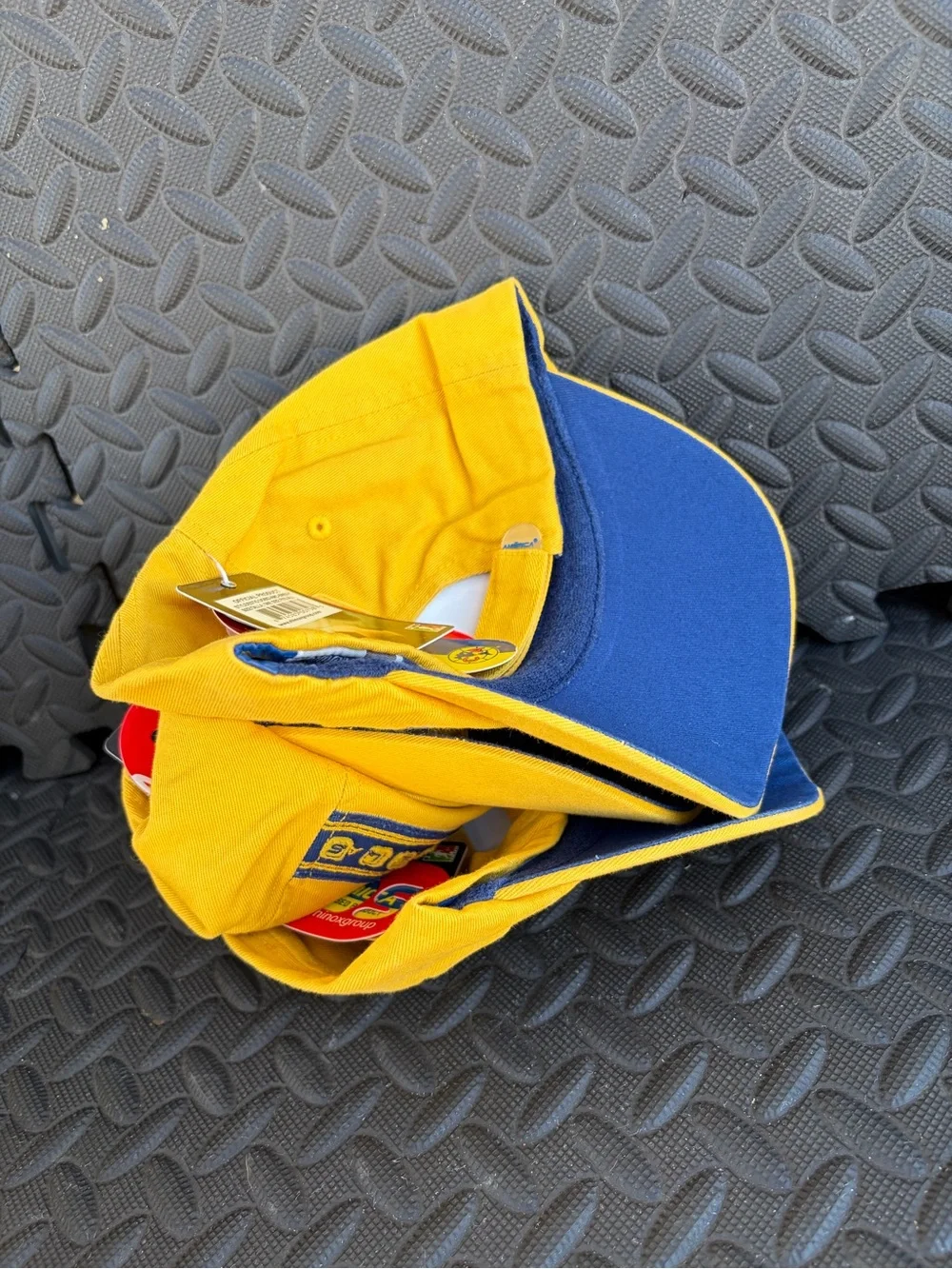 América  Aguilas Yellow Cotton Baseball Cap with Team Crest Unixes